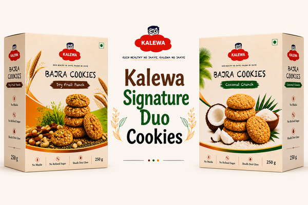 Kalewa Signature Duo Cookies (250+250 gm) — Kalewa Bajra Cookie